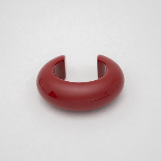 Big Bangle in burgundy