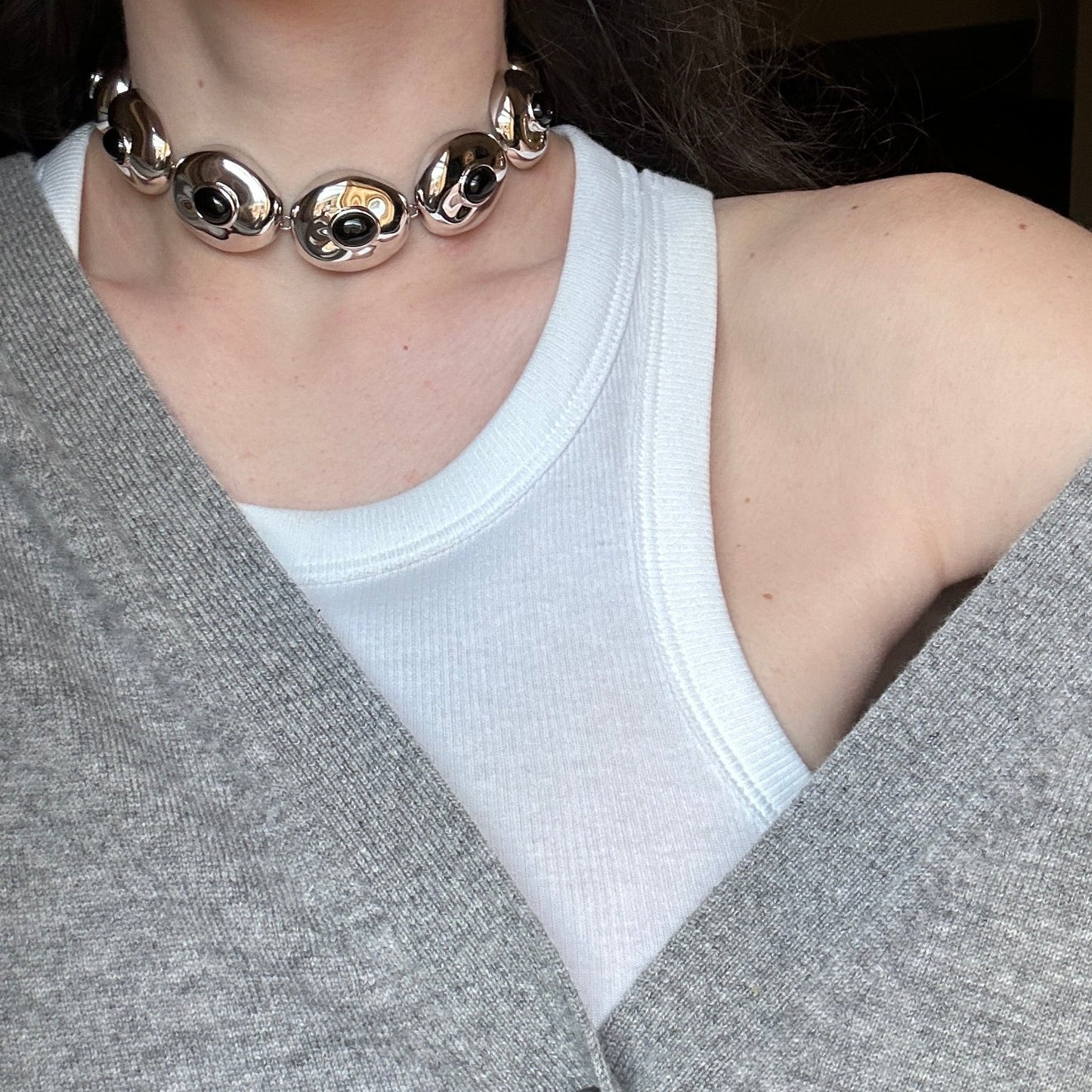 Black Agate Chocker